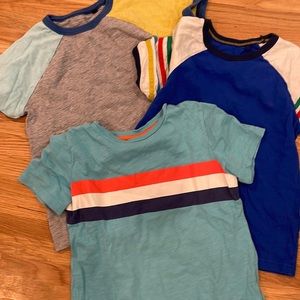 Mini Boden colorblock tees size 8/9
